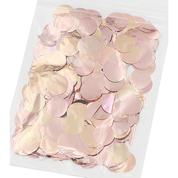 Rose Gold Foil -10gm Bag of Confetti - Balloons & Wedding