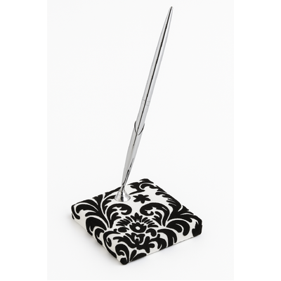 Bulk Carton Buy - 60 x  Pen  Damask Black & White  (SECONDS)