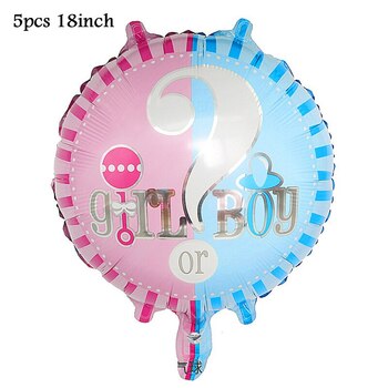 45cm Gender Reveal Baby Shower Balloon