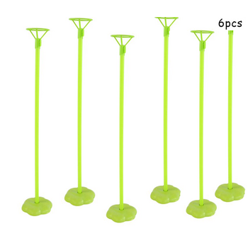 6pk - Green 40cm Balloon Table Centerpiece Stand