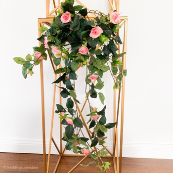 72cm Hanging Rose Vine - PINK