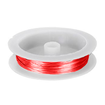 0.5mm Florist/Craft/Jewellery  Wire 40m - Red