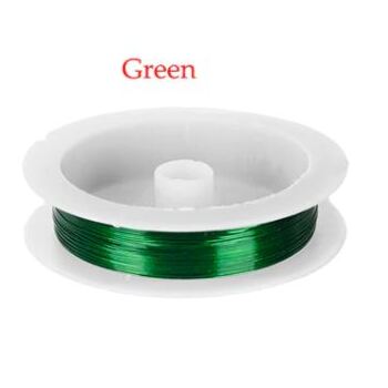 0.5mm Florist/Craft/Jewellery  Wire 40m - Green