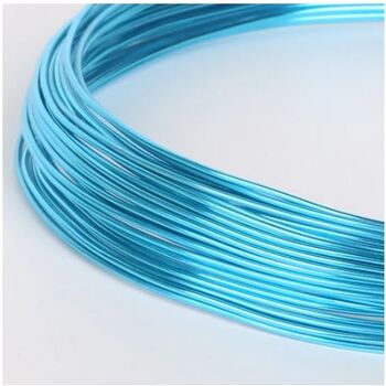 2mm Florist/Craft/Jewelry Wire 5m - Bright Blue