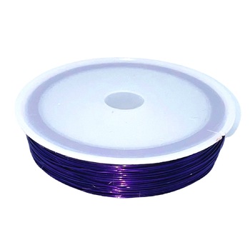0.3mm Florist/Craft/Jewellery Wire 50m -  Purple