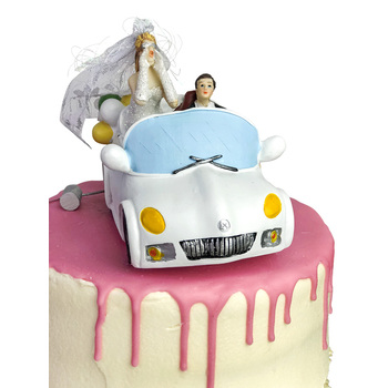 Cake Topper - Just Married Car