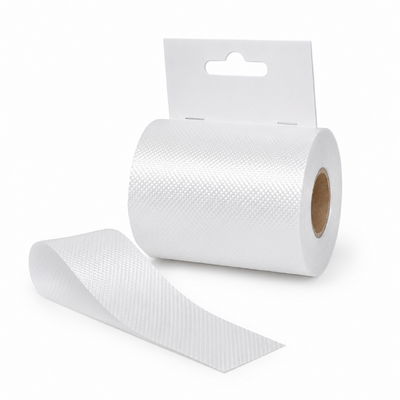 6m Satin Car Ribbon - White