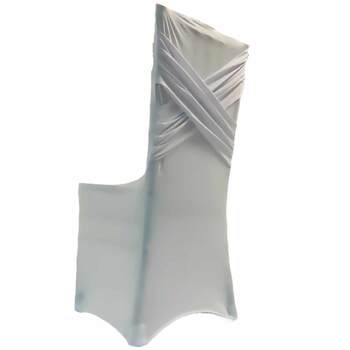 Lycra Chair Cover (200gsm) Cross Back - White