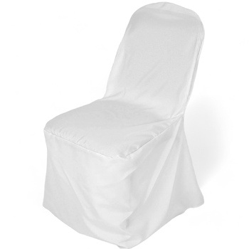 Polyester Banquet Chair Cover - White