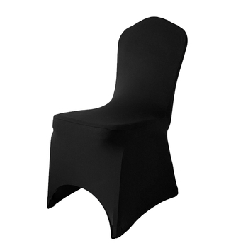 Lycra Chair Cover (190gsm) Elastic Foot Pocket - Black