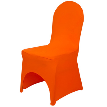 Lycra Chair Cover (170gsm) Quick Fit Foot - Orange