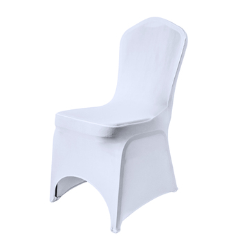 Lycra Chair Cover (170gsm) Quick Fit Foot - White 