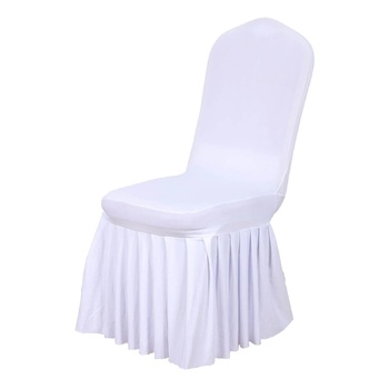 Lycra Chair Cover Semi Fitted (200gsm) - White