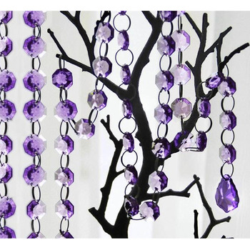 Acrylic Chain - Purple 90cm