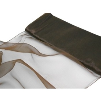 Nylon Chiffon Fabric  54 inch x 10 Yards - Chocolate