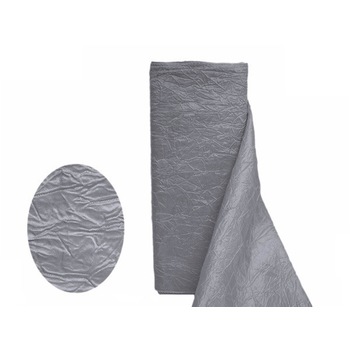 Crinkle Taffeta Fabric Bolt 12 inchx 10Yards - Silver