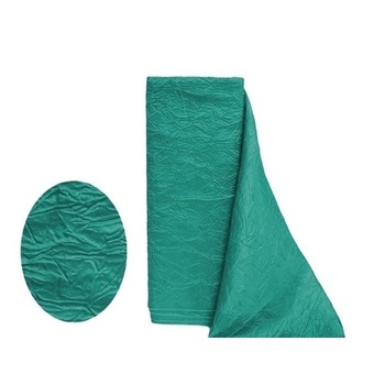 Crinkle Taffeta Fabric Bolt 12 inchx 10Yards - Turquoise