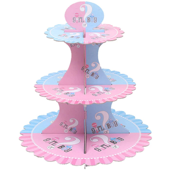 Gender Reveal Cup Cake Stand
