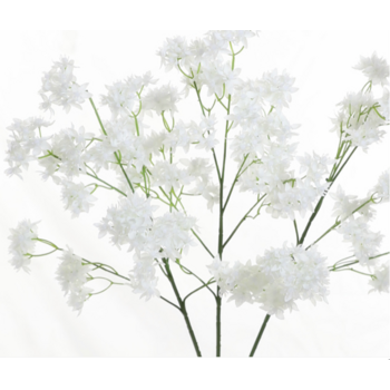 70cm - White Flower Spray