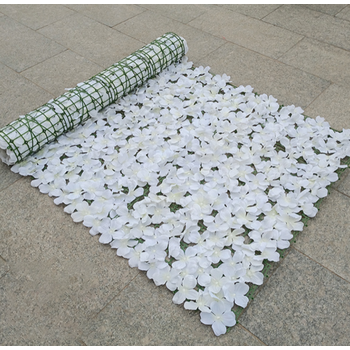 White Flower Wall/Runner 1m x 3m