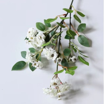 70cm - Mini Daisy Flower Spray - White