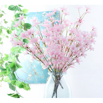 60cm - Pink Flower Spray