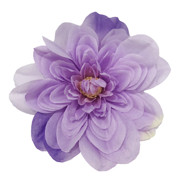 14cm Dahlia Flower Head - Light Purple
