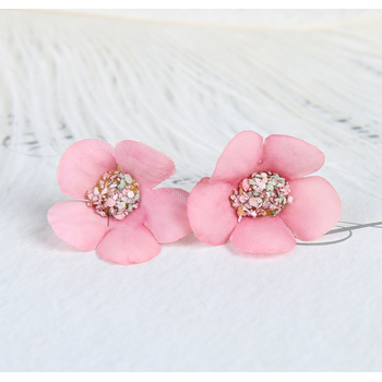 2cm Dainty Flowers - Pink