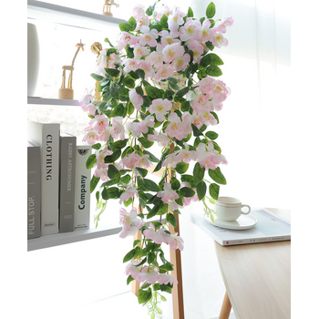 90cm Rambling Rose Vine/Garland - Soft Pink