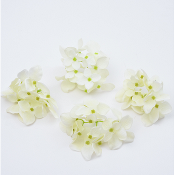 8cm Hydrangea Flower Bloom - White