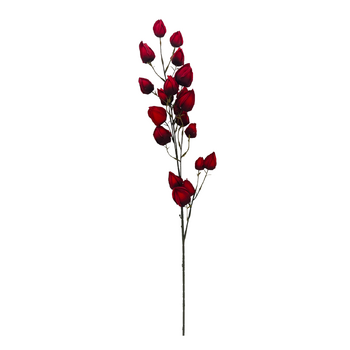 96cm Lantern Flower - Deep Red