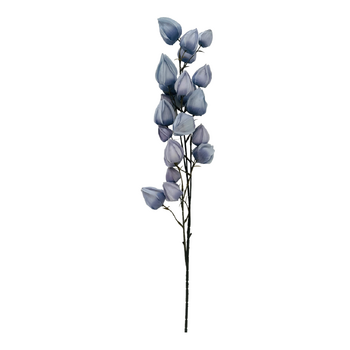 96cm Lantern Flower - Grey Blue