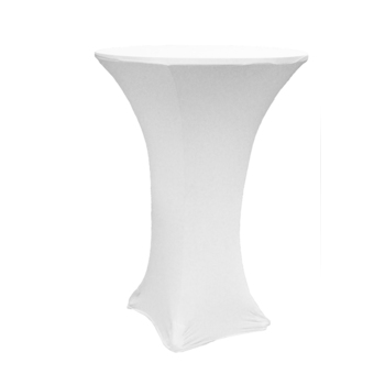 Dry Bar Cover 600mm (4 footed) - Fitted Lycra - White
