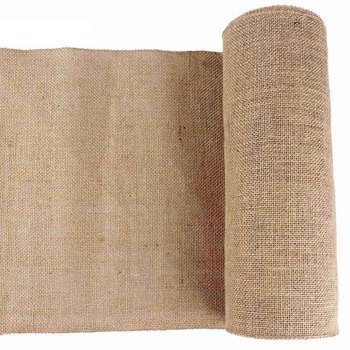 35cm x 10m  Burlap Natural Fabric Roll - Thick High Quality