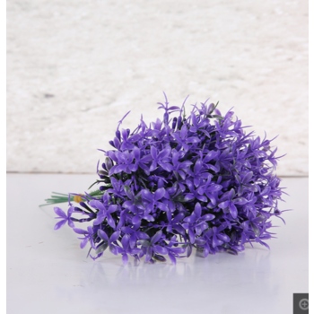 20cm Pretty Purple Filler Flowers - 12 stems