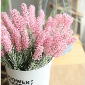 33cm Lavender Bush - Pink