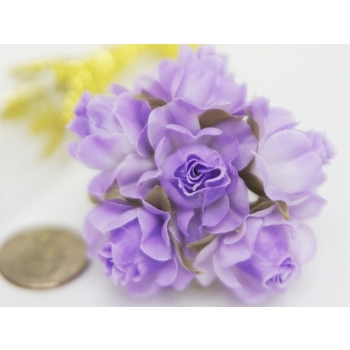 72 x Semi-Bloomed Craft Roses - Lavender