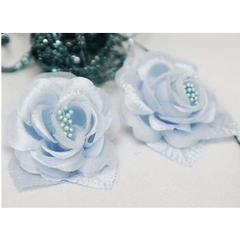 12 ACCENT Bellissimo Craft Roses - Blue