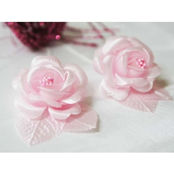 12 ACCENT Bellissimo Craft Roses - Pink