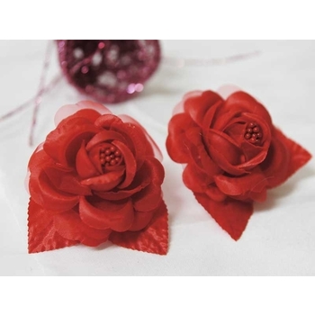 12 ACCENT Bellissimo Craft Roses - Red