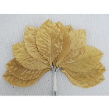 144 Burning Passion Leafs for Craft - GOLD