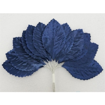 144 Burning Passion Leafs for Craft - Navy