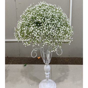 50cm Floral Babies Breath Ball Arrangement - White