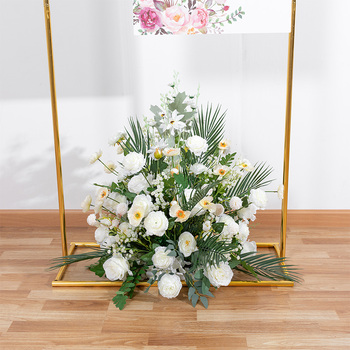 60cm - Rose & Fern Floral Pedastal/Floor Arrangement 