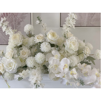 50cm x 30cm Rose, Orchid & Hydrangea Floral Arch Arrangement