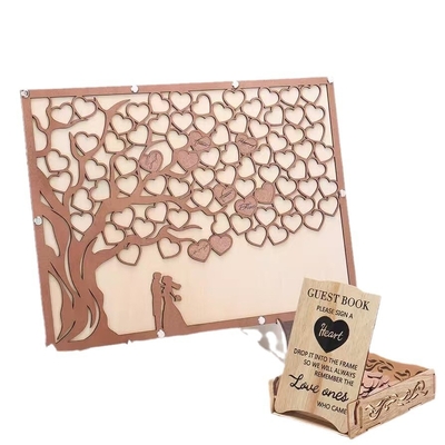 Timber Tree Wedding Guest Book Alternative