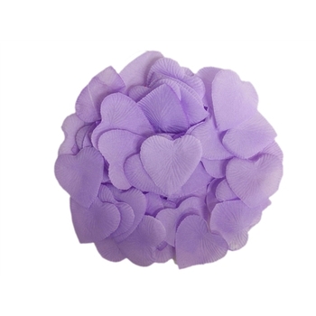 500pk Rose Petals - Heart  - Lavender