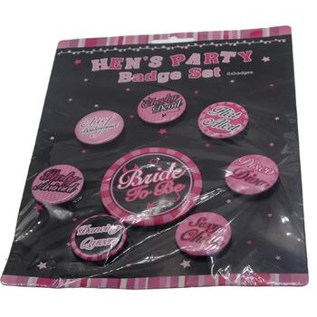 Hens Night Badges - Bride to Be Style 1