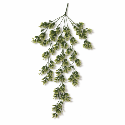 White/Green Trailing Variegated Foliage Spray 75cm Artificial
