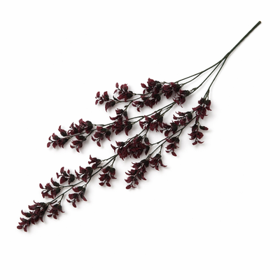 Burgundy Trailing Variegated Foliage Spray 75cm Artificial